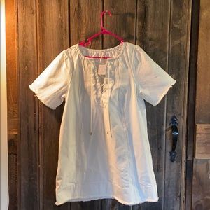 Free People off white denim dress.